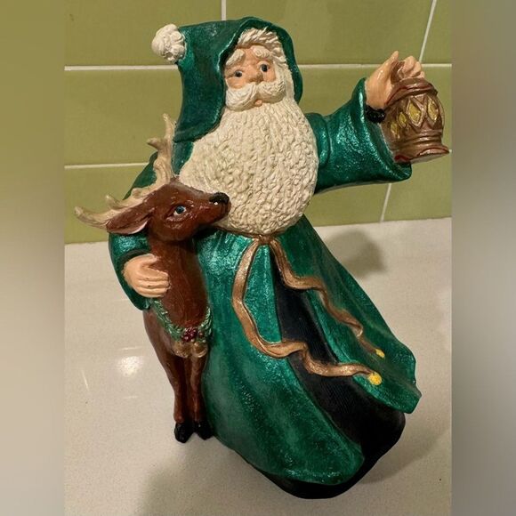 Vintage Hand Painted Ceramic Santa - Picture 7 of 7